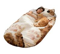 Sleeping Bags - Adults,68x31inch Soft Comfortable Plush Cat | Travel Sleep Sack Warm Blanket for Home, Bedroom, Hotel, Apartment, School, Travel, Picnic, Camping or Backpacking