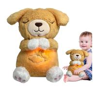 Sleeping Breathing Plush - Buddy de respiración simulado, acogedor amigo Cuddly | Vibración suave de ronquidos, textura de piel suave, opción de felpa adorable para el entrenamiento del sueño descansa