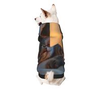 Sleeping Cats in The Desert - Sudadera con capucha para perros pequeños, suaves y transpirables, ropa para mascotas pequeñas
