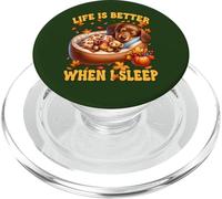 Sleeping Dog For Women Autumn Fall Dachshund For Doxie Mom PopSockets PopGrip para MagSafe