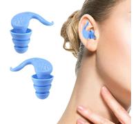 Sleeping Ear Plugs - 3x2.5cm Noise Reduction, Waterproof Material, Soft Ergonomic, Compact Carry Storage Solution | Restful Sleep Swimming Hearing Protection Uses