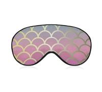 Sleeping Eye Mask Patrones De Cuentos De Sirenas Máscara Para Dormir Blockout Cómodo Parche Ocular Máscara Ocular Para Mujeres Hombres
