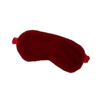 Sleeping Mask Blindfold Soft Plush Eye Masks Cute Love Cloud Cover Eyepatch Nap Health(Crimson)
