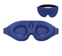 Sleeping Mask Block out Light Sleep For Eyes Soft Aid Eye For Travel Eyeshade Night Breathable Slaapmasker(Deep Blue)