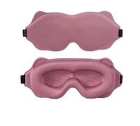 Sleeping Mask Memory Foam Block out Light Sleep Eye Shade Blindfold For Masker Aid Face Eyepatch(Pink)