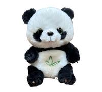 Sleeping Panda Plush-Animal Relleno De Iluminación Suave Para Niños | Juguete De Ayuda Para El Sueño Musical, Almohada De Oso Lindo, Compañero De Acosado A La Hora De Acostarse, Una Figura De Felpa Pa