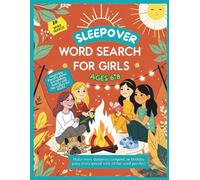 Sleepover Word Search for Girls (Ages 6-8): 20 Fun Puzzles for Pajama Parties & Playdates: Easy and positive word search puzzles with friendship, ... birthdays, and fun gatherings (SMART KIDS)