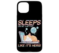 SLEEPS ON MY LAPTOP LIKE IT'S HERS Carcasa para iPhone 15 Plus