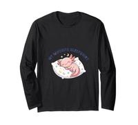 Sleepshirt Oficial Axolotl Cute Sleep Vibes Manga Larga