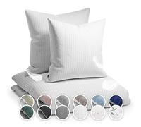 sleepwise Juego de sábanas Soft Wonder Juego de Funda Nordica Cama Individual, Lino Microfibra Oeko-Tex®, Fundas de Almohada y Edredón Lavables a Máquina, Hipoalergénicas, Ropa de Cama 155 x 200
