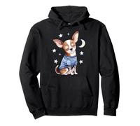 Sleepy Chihuahua Stars and Moon Dog Lover Pijama para Dormir Sudadera con Capucha