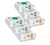 Sleepy Easy Clean - Juego de toallitas húmedas para limpieza de superficies (2 amarillos, 2 verdes, 2 azules, 600 toallitas)