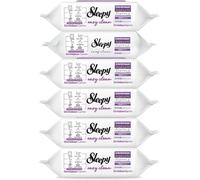 Sleepy Easy Clean Toallitas de limpieza multiusos 6 x 100 unidades, todos los tipos, prácticas toallitas húmedas para el hogar y la vida cotidiana, limpieza higiénica en cualquier situación (6 x