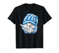 Sleepy GNOME Grandpa with Striped PJ and Candle Night Light Camiseta