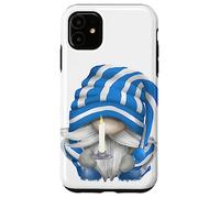 Sleepy GNOME Grandpa with Striped PJ and Candle Night Light Carcasa para iPhone 11