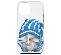 Sleepy GNOME Grandpa with Striped PJ and Candle Night Light Carcasa para iPhone 12 Mini
