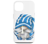 Sleepy GNOME Grandpa with Striped PJ and Candle Night Light Carcasa para iPhone 13