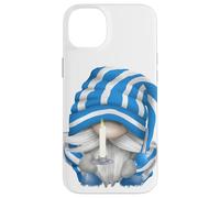 Sleepy GNOME Grandpa with Striped PJ and Candle Night Light Carcasa para iPhone 14 Plus