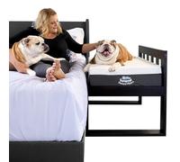 Sleepy Hippo Marco de cama para perro, solo marco de cama elevado de madera, estilo humano, para perros y gatos, litera de madera para razas pequeñas, medianas y grandes (perfil mediano)