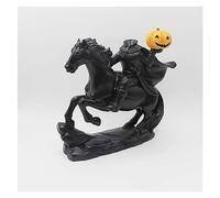 Sleepy Hollow Jinete sin cabeza Estatua Decoración Horror Jinete sin cabeza Decoración de Halloween Escultura Adornos de resina hechos a mano Figuras for el hogar Interior Oficina Escritorio Decoracio