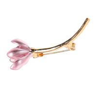 Sleepy Lily Brooch Flower Stylish Tulip Lapel Pin for Women Sturdy and Fashionable