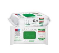 Sleepy Toallitas limpiadoras de superficies, 6 x 100 unidades, limpieza extra (jabón blanco)