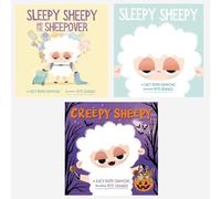 Sleepy Sheepy Series 3-Book Collection Set - Funny Bedtime Stories for Kids - Sleepy Sheepy and the Sheepover, Sleepy Sheepy, Creepy Sheepy