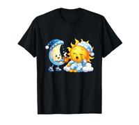 Sleepy Sun and Moon Cozy Bedtime Friends Camiseta