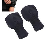 Sleeve Cuffs - 1 Pair, 14x16.5cm, Polyester Ribbing Extenders, Stretchable Replacement For Jacket, Sweater, Shirt, Windbreaker, Coat, Uniform, DIY Clothing Repair, Autumn Winter Warmth