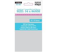 Sleeve Kings - Fundas compatibles con North Sea (54 x 86 mm), paquete de 110 unidades, 60 micras