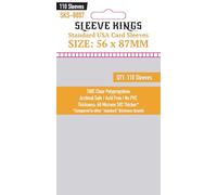 Sleeve Kings Fundas para tarjetas estándar de Estados Unidos (56 x 87 mm), paquete de 110, 60 micras