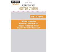 Sleeve Kings Mangas súper grandes (102 x 127 mm) -110 unidades, 60 micras