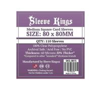 Sleeve Kings - Fundas cuadradas medianas para tarjetas de 80 mm x 80 mm, paquete de 110