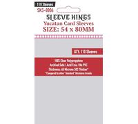 Sleeve Kings Yucatan Card Sleeves (Settlers of Catan Compatible) 54x80mm -110 Pack, 60 Microns