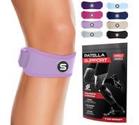 Sleeve Stars Rodillera Rotuliana - Soporte inflable para el tendón rotuliano, artritis, tendinitis y dolor, rodillera para hombres, mujeres, niños y adolescentes, 3 longitudes (violeta)