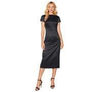 Sleeveless Backless Maxi Dress for Wedding Guest with Cowl Neck Open Back and Silk Tie Formal Prom Dresses for Women(Black,M)