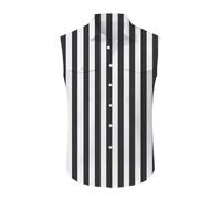 Sleeveless Plaid Shirt For Beer Festival Casual Breathable Woven Shirt For Summer Events, Camisa a Cuadros sin Mangas, Transpirable, Festival, Verano, Hombre.