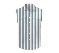 Sleeveless Plaid Shirt For Beer Festival Casual Breathable Woven Shirt For Summer Events, Camisa a Cuadros sin Mangas, Transpirable, Festival, Verano, Hombre.