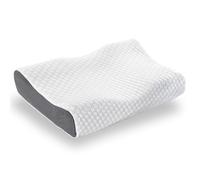 Sleezzz Almohada cervical ergonómica con efecto gel, altura ajustable, espuma viscoelástica de gel, almohada ergonómica de 32 x 60 cm