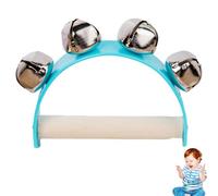 Sleigh Bell - Handheld Jingle Shaker | Musical Rhythm Toys | Rainbow Jingle Bell Handhold | Musical Toys Sound Maker For Kids Play Learning Classroom Activities Parties and Early Music Rhythm Traini