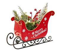 Sleigh Ornament | Festive 3D Hollowed | Sleigh Decoration Ornament for Indoor, Festival, Family, Holiday, Outdoor, Home, Party, Gathering, Men, Women | Elegant Holiday Decoration for Christmas Tree, T