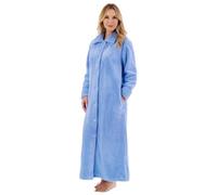 Slenderella HC4328 Women's Blue Dressing Gown Small