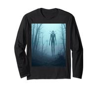 Slenderman sin rostro acecha bosques de Connecticut Manga Larga