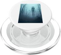 Slenderman sin rostro acecha bosques de Connecticut PopSockets PopGrip para MagSafe