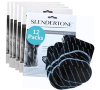 Slendertone Almohadillas de gel de repuesto para cinturón de abdominales, paquete de 12 unidades