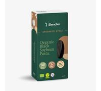 Slendier - Espaguetis de soja negra orgánicos | Pasta de soja negra | Vegana y sin gluten | Alta en proteínas y baja en carbohidratos | Sin aditivos | Proteína vegetal | Cetogénica