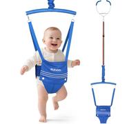 Slevoo Baby Jumper, marco de puerta para bebé de 6 a 12 meses, con pinza fácil de usar y correa ajustable, color azul