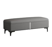 SLGGPJBU Banco otomano otomano con almacenamiento, decoración acolchada en tela técnica, reposapiés para sala de estar, entrada o dormitorio