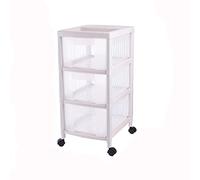 SLGGPJBU Estante de carro de almacenamiento de cocina Trolley Trolley Pp Cajón Trolley para el hogar Carro de cocina almacenamiento móvil