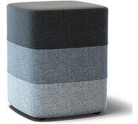 SLGGPJBU Reposapiés de almacenamiento y reposapiés de madera maciza para cambiar zapatos, taburete de tela, taburete de sofá, mesa de café, taburete redondo, reposapiés para el hogar, banco pequeño